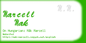 marcell mak business card