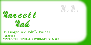 marcell mak business card